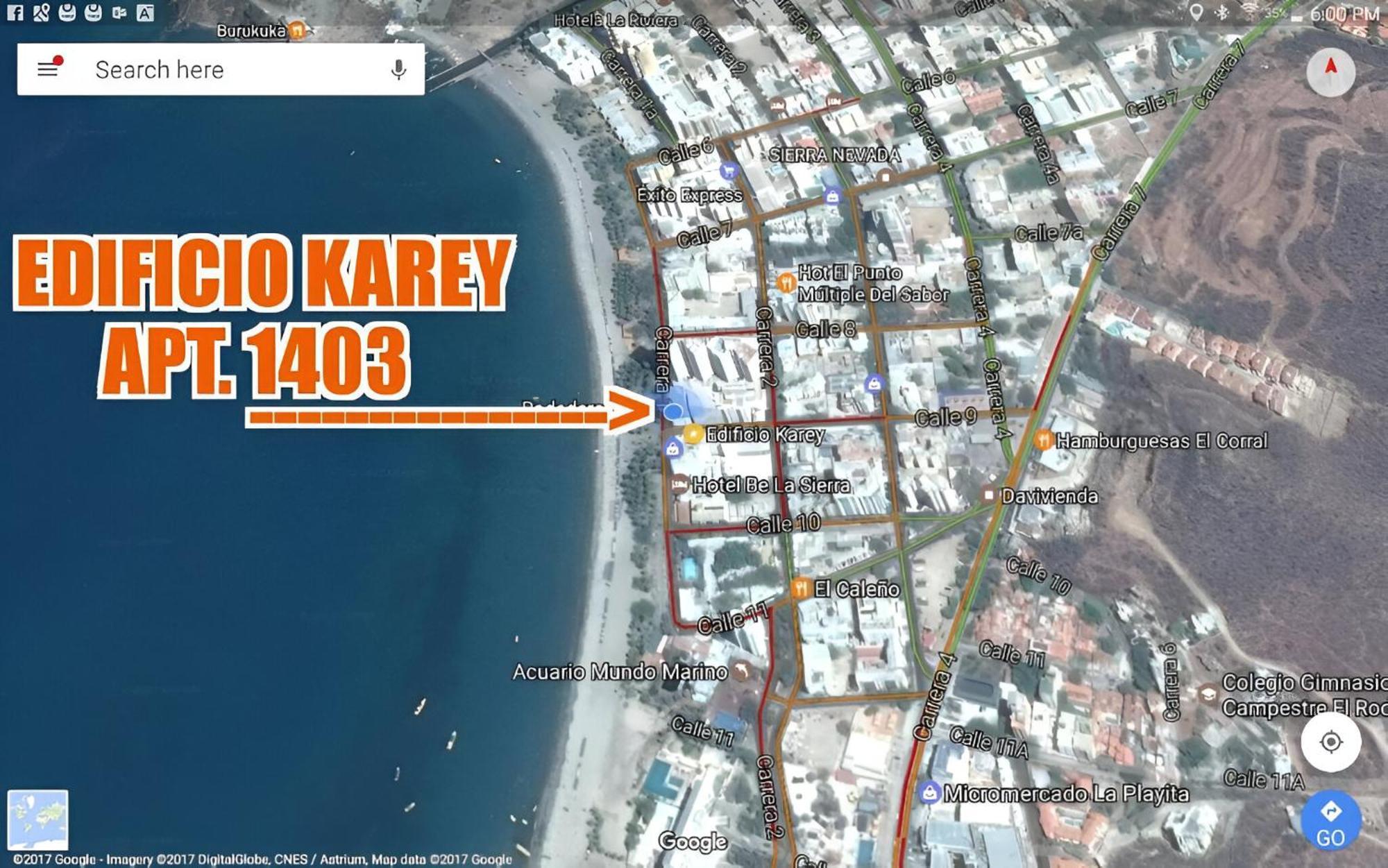 Apartamento 1403 Edificio Karey El Rodadero Santa Marta  Bagian luar foto